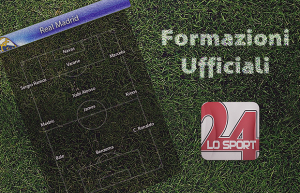 Formazioni ufficiali roma frosinone