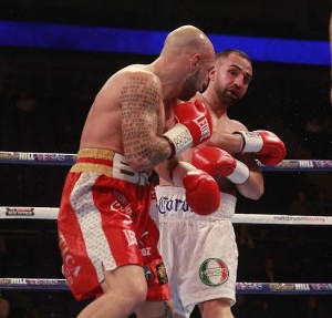 02 BOXING 02 ARENA,LONDONPIC; LAWRENCE LUSTIGEU WELTERWEIGHT TITLEPAULIE MALINAGGI V ANTONIO MOSCATIELLO
