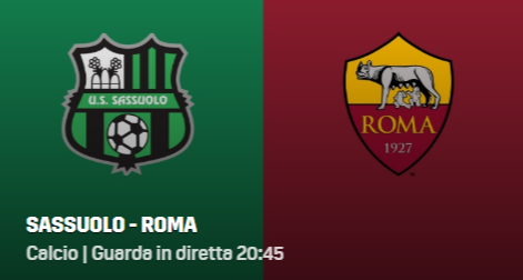 sassuolo roma